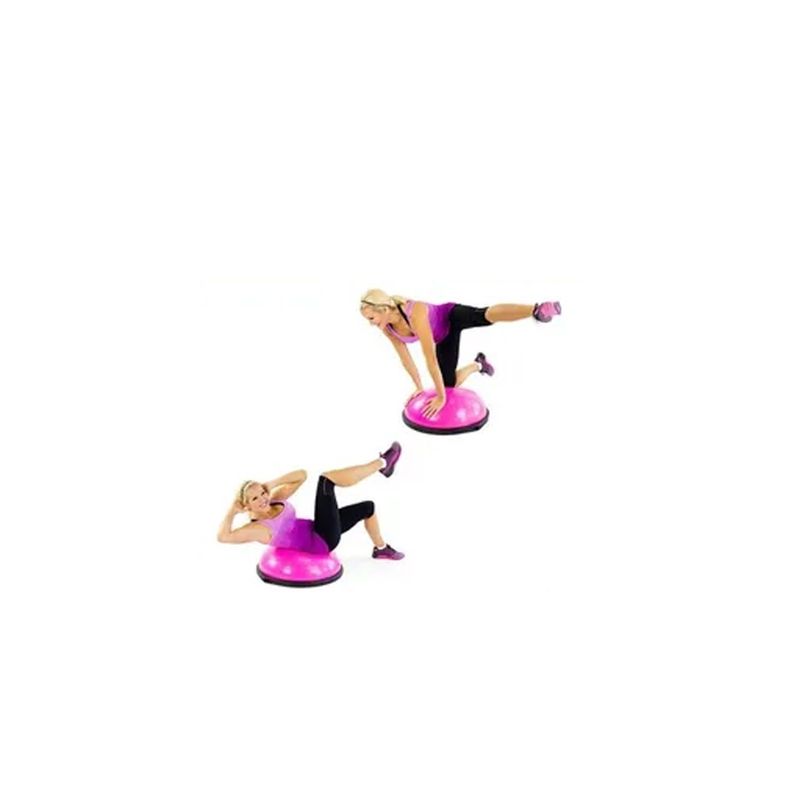 Balón Bosu Yoga De Resistencia 58cm Inflador-5