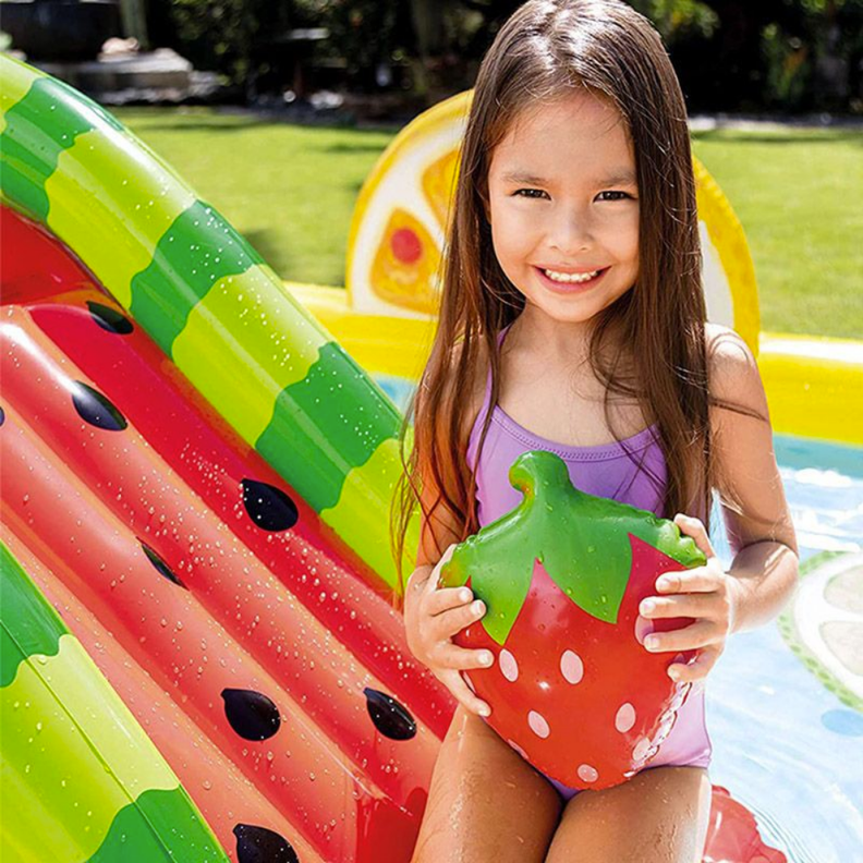 Centro de Actividad Inflable Frutas Divertidas-5