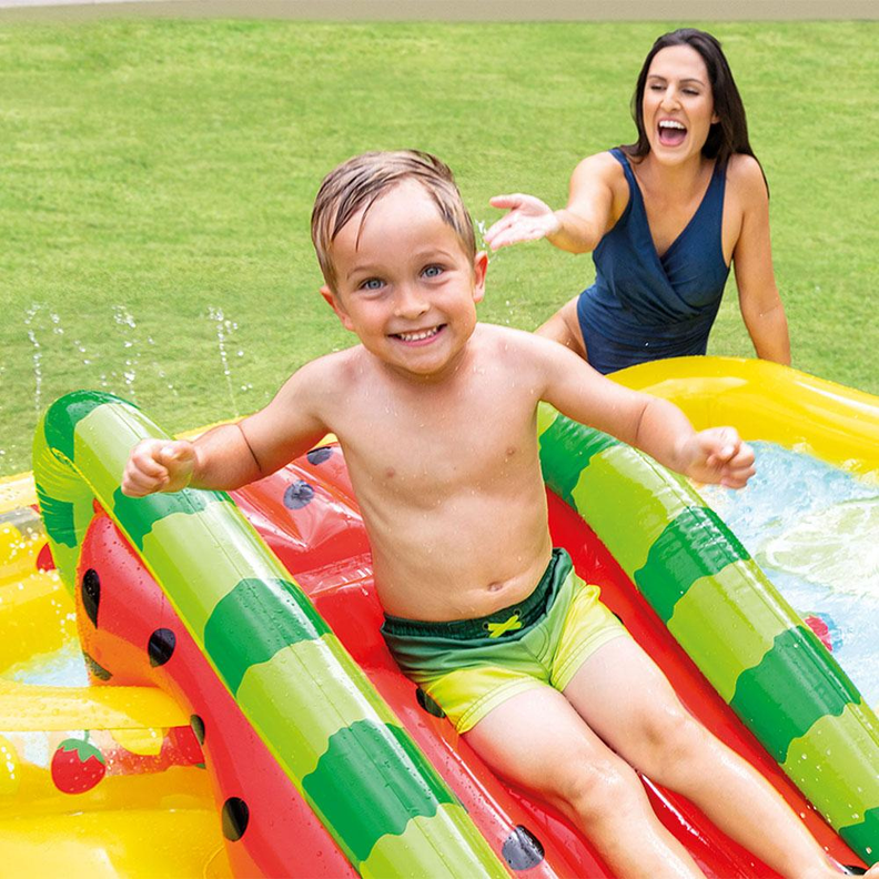 Centro de Actividad Inflable Frutas Divertidas-2