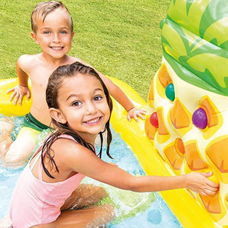 Centro de Actividad Inflable Frutas Divertidas-4