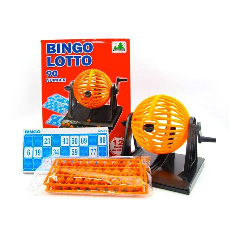 Bingo Tombola Juego De Mesa 12 Cartones-0
