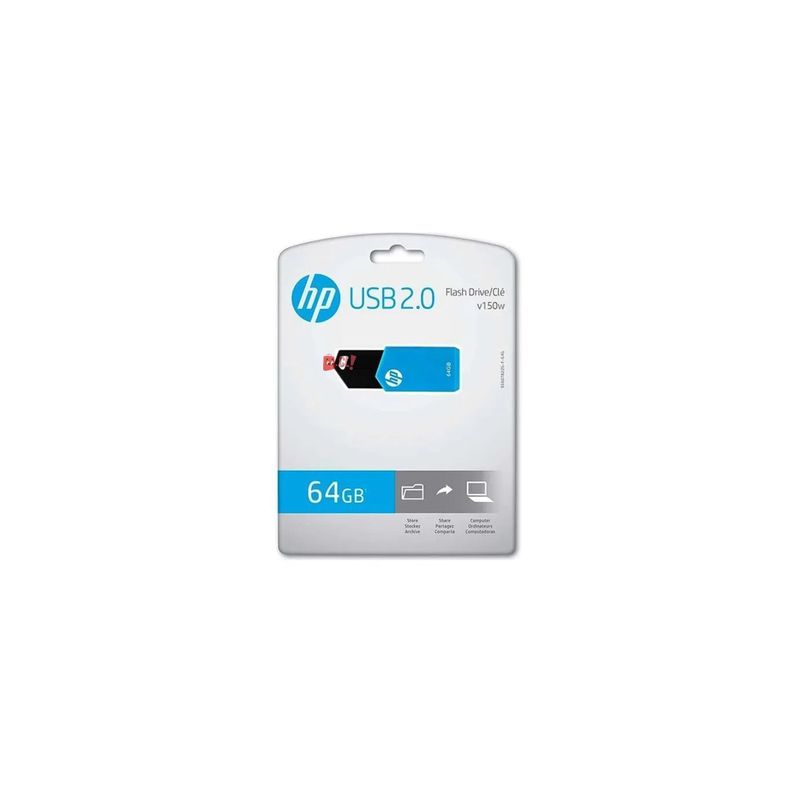 Pendrive Hp 64gb Celeste - Puntostore-3