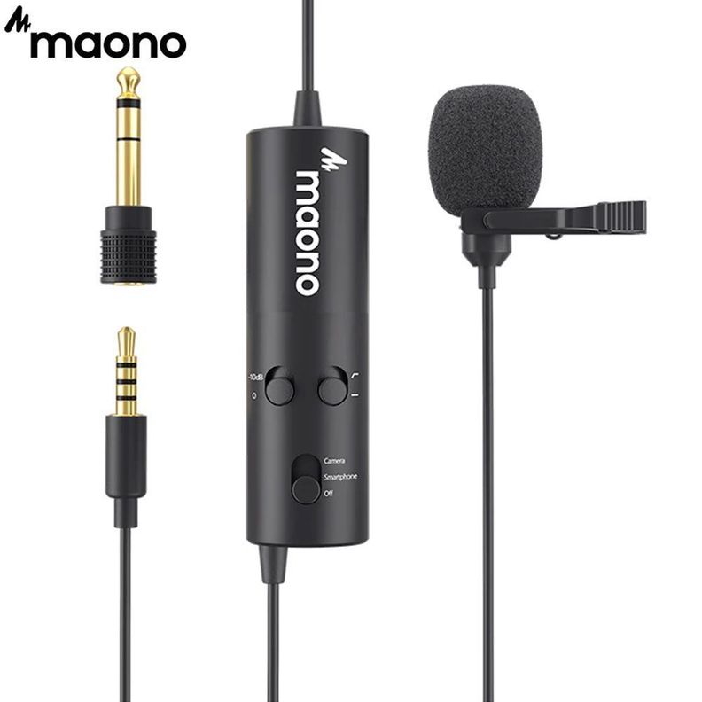 MAONO LAVALIER MICROFONO PB OUTPUT JACK AU-103-0