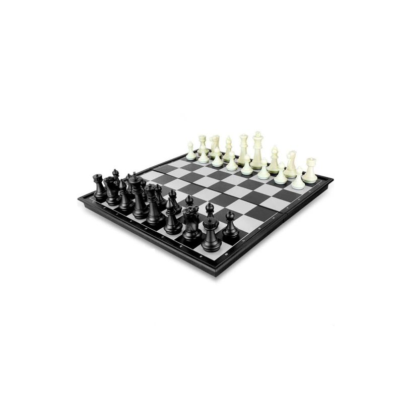 Tablero de Ajedrez Con Piezas Magneticas 48x48cm-0