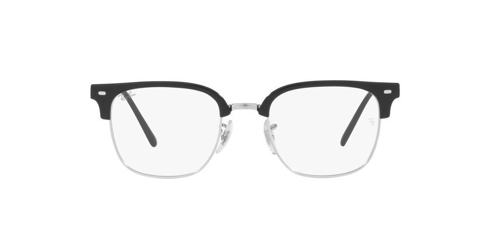 Lentes Ópticos Ray-Ban 0RX7216 New Clubmaster Negro Unisex-0