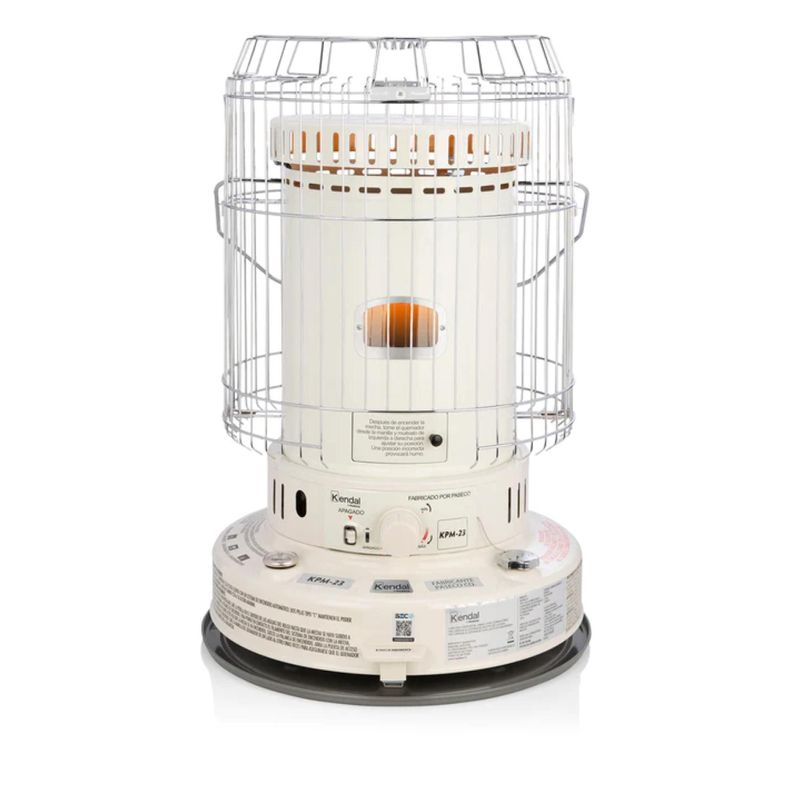 Estufa Calefactor A Parafina Kerosene 23000BTU Blanco KPM-23 Kendal-0