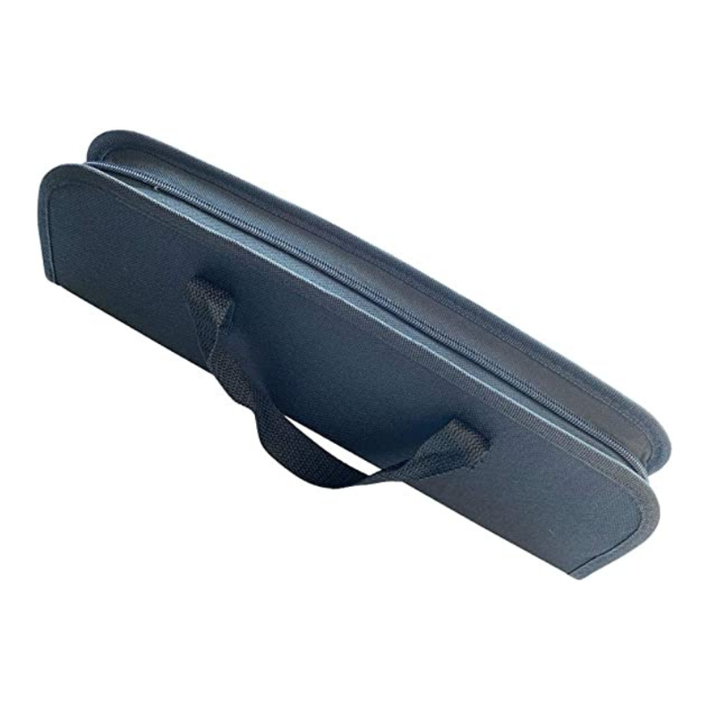 Set parrillero 5 piezas de acero inoxidable y bolso para asados-5
