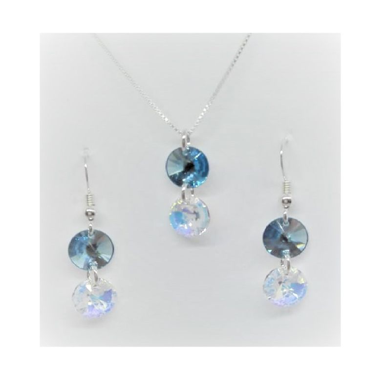 SET DOBLE CRISTAL AUSTRIACO-0