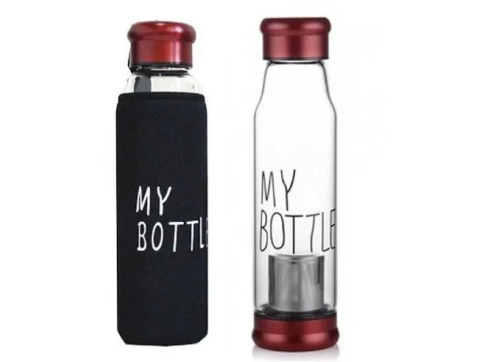 Botella c/ infusor 420ml Rojo-0