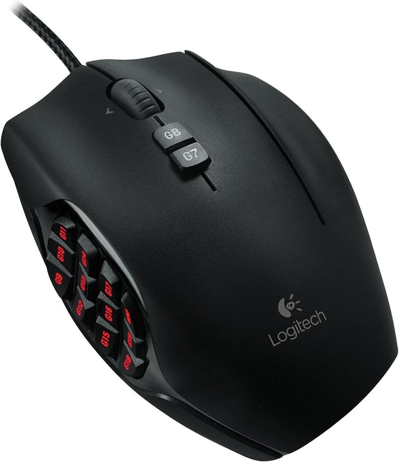 Mouse Logitech G600 Mmo Gaming - Negro-0