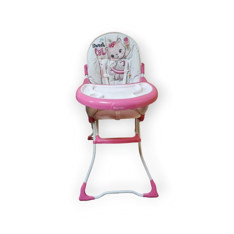 Silla de comer doble bandeja  vg-920  pink-0