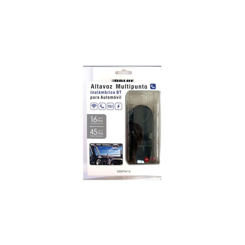 Manos Libres Bluetooth Multipunto Con Parlante Para Auto - PuntoStore-2