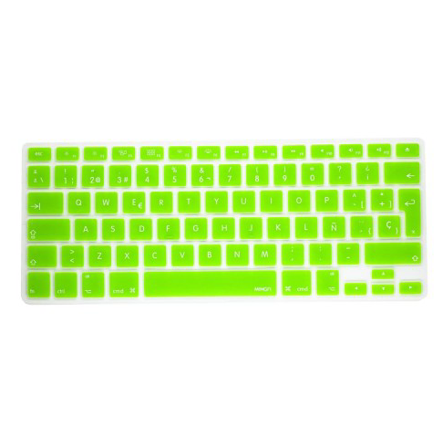 Protector Teclado compatible con Macbook Air 11 a1465 Verde-0