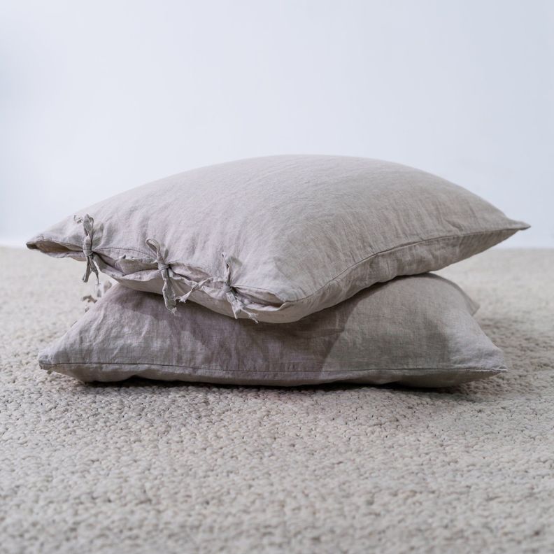 Funda Almohada Lino Lilah - Natural / 50x70-1