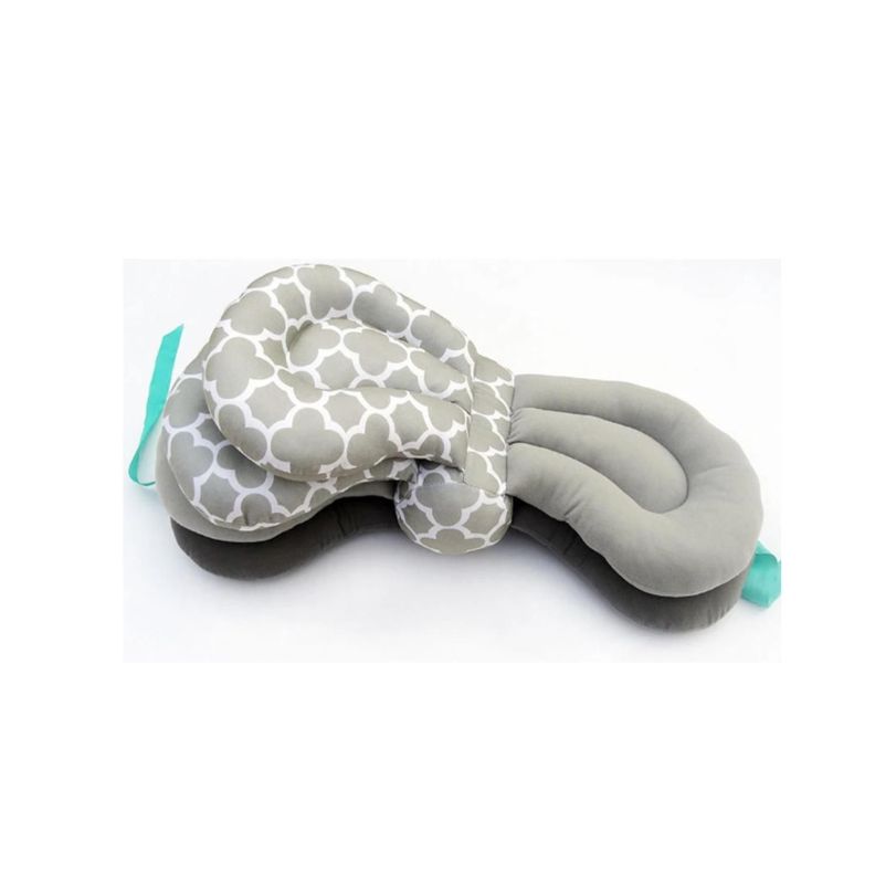 Almohada Cojin Para Lactancia Amamantar Bebe Verde-5
