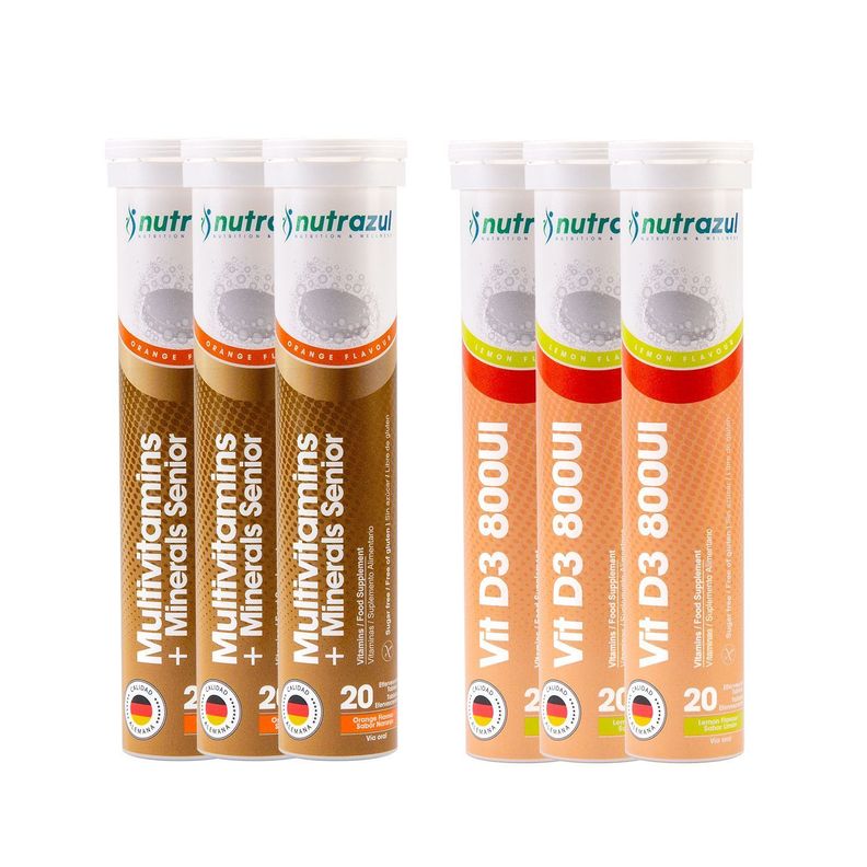 Multivitamínico Senior (3) + Vitamina D3 (3) - Pack 6 Unidades.-0