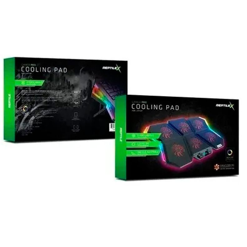 Ventilador Gaming Portatil Con 6 Ventiladores Rx0051-1