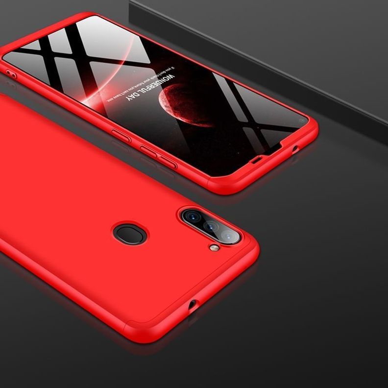 Carcasa: Galaxy A11 - Resistente Funda / Rojo-2