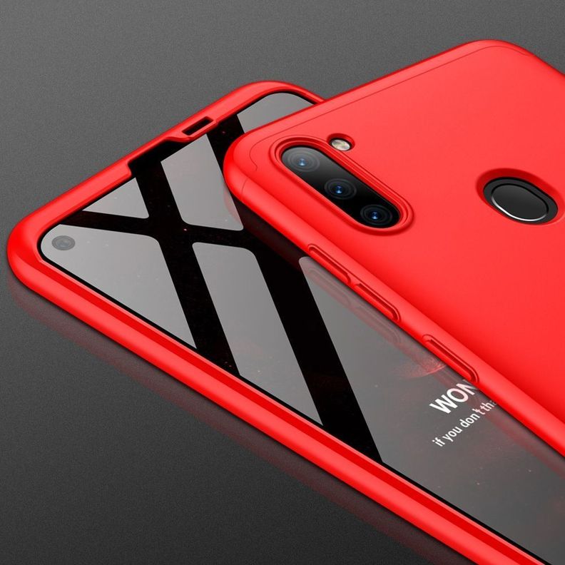 Carcasa: Galaxy A11 - Resistente Funda / Rojo-3