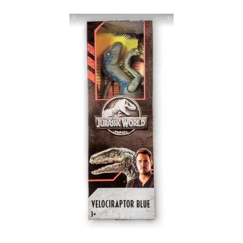 Juguete Figura De Accion Velociraptor Blue 30Cm Jurassic World-2