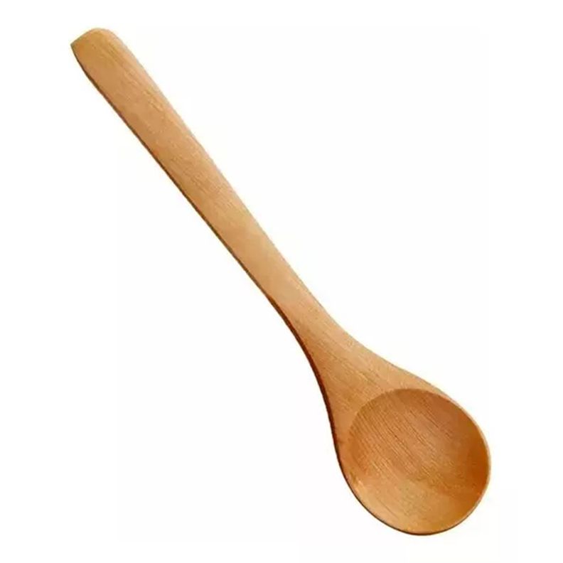 Set 6 Cucharas Bambú Reutilizable Cucharitas Pebre Dip Salsa-0