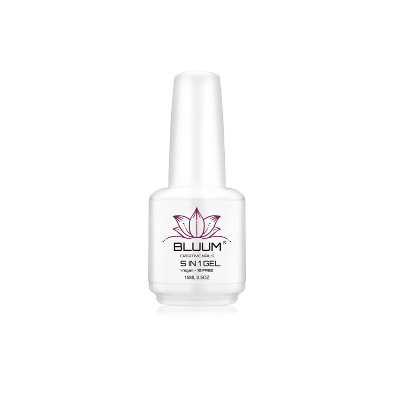 Esmalte 5en1 Base Top Pegamento Reinforcement Extensión 15ml-0