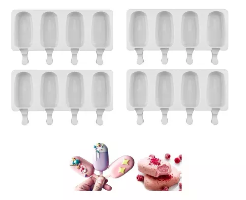 Pack X4 Moldes De Helado Molde Para Helado Molde Helados 417-0