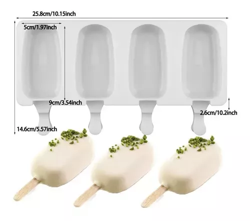 Pack X4 Moldes De Helado Molde Para Helado Molde Helados 417-3