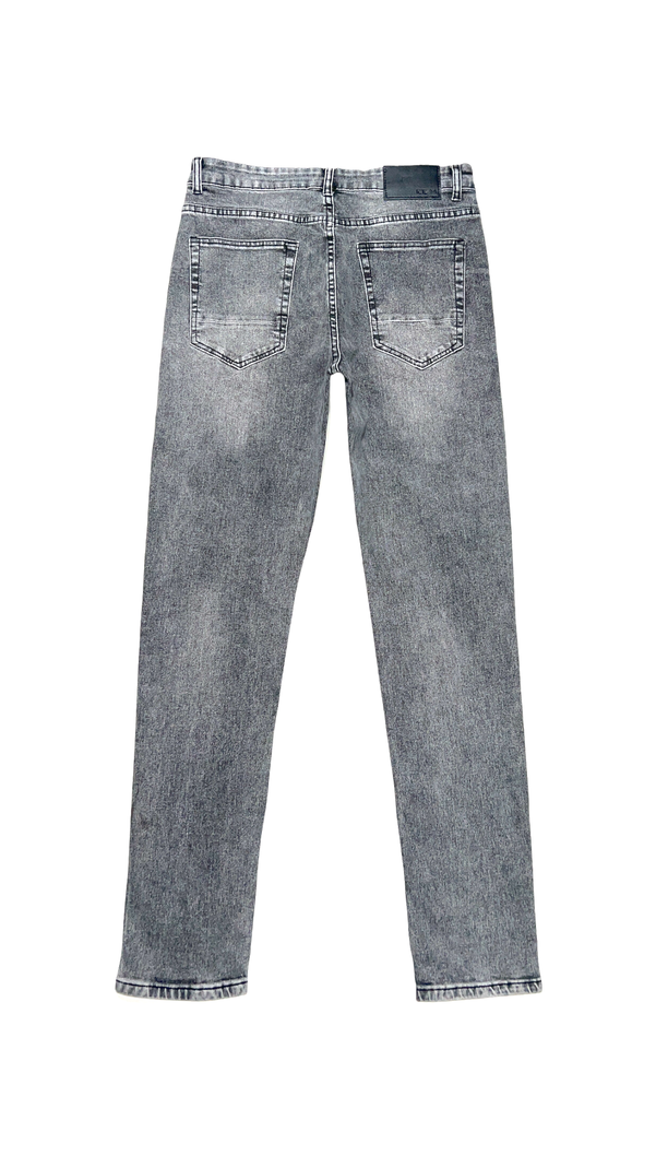 Jeans Hombre Slim Gris Focalizado suave con Destroyer-7