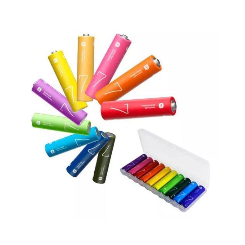 Xiaomi Pilas Alcalinas Desechables AAA Arcoiris -5