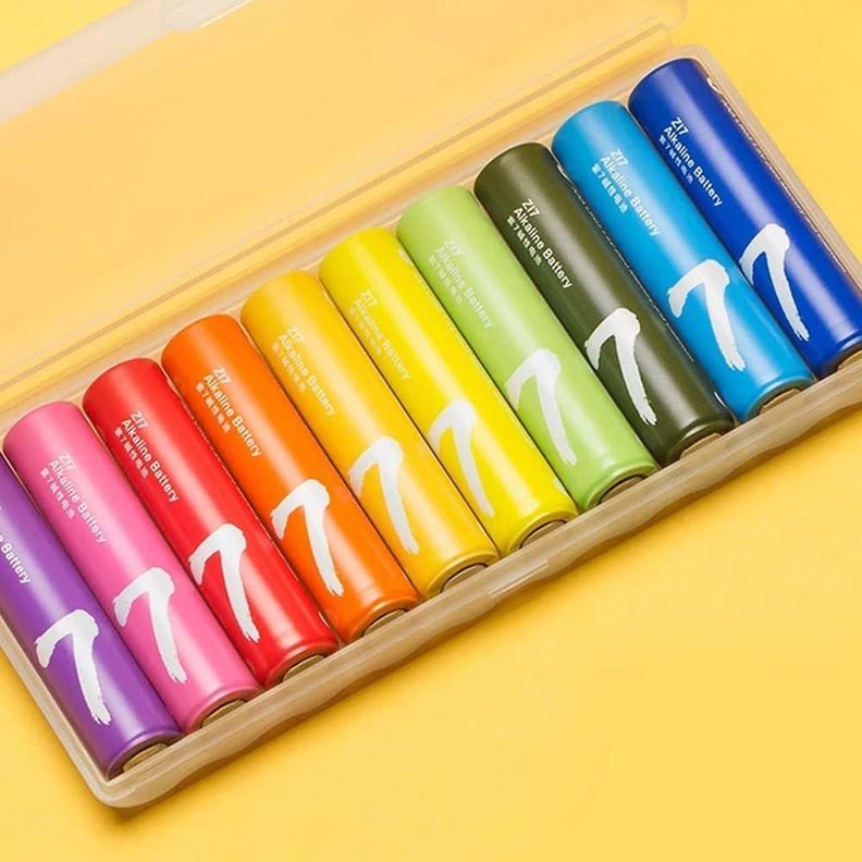 Xiaomi Pilas Alcalinas Desechables AAA Arcoiris -6