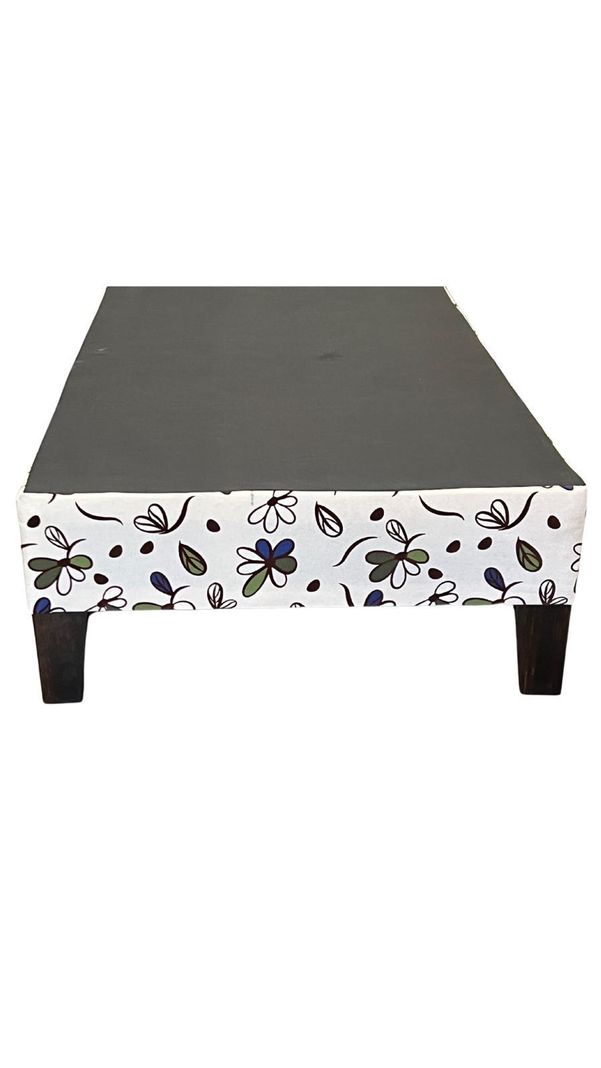 Base Americana 1.5 Plazas Flores Lino Pmadera-1