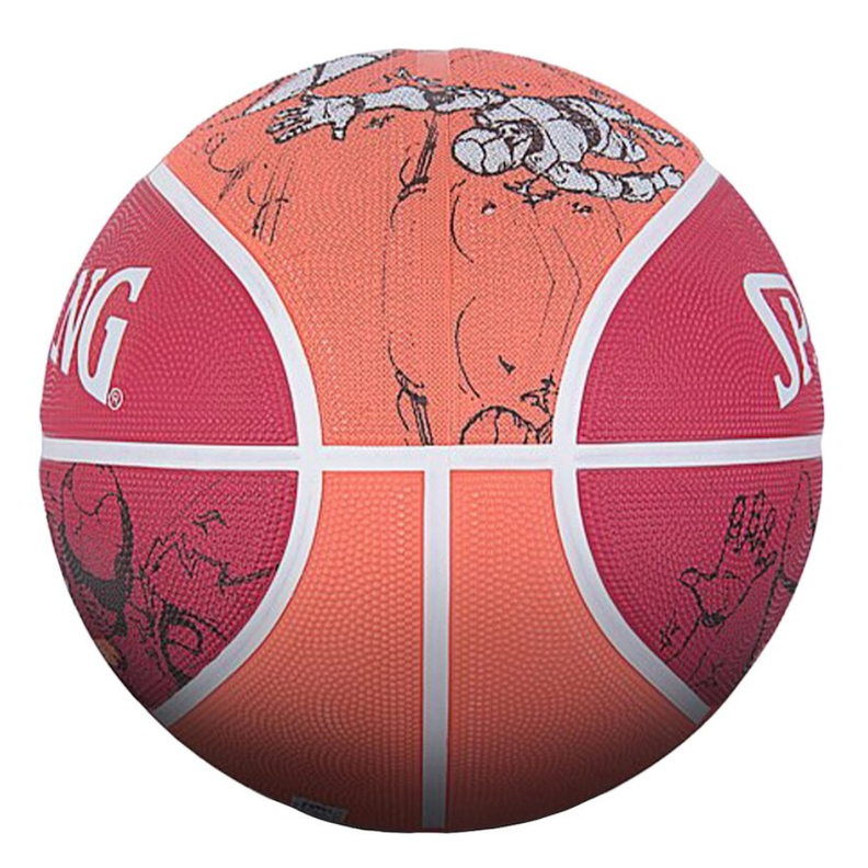 Balón Basketball Sketch Series Tamaño 7 Rojo-2