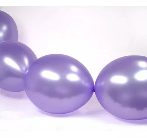 Pack Globos Cumpleaños Globos Cumpleaños + Cortina Metalica  Violeta 100946 y 101066-3