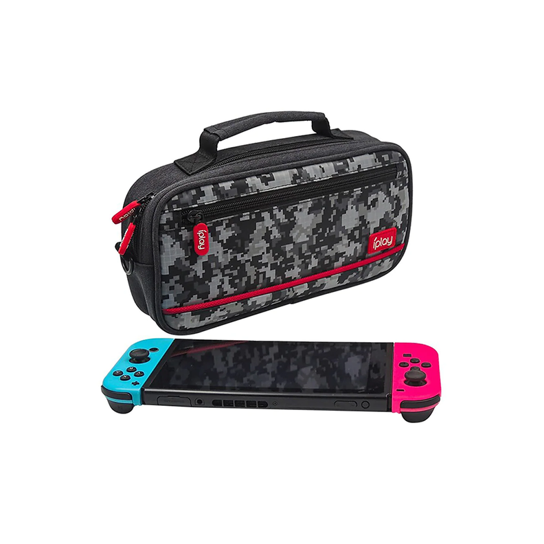 Funda/Bolso Protector Iplay para Nintendo Switch y Switch Lite – Camuflado-2