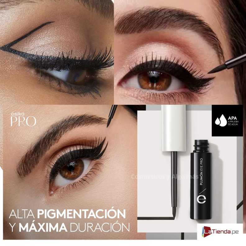 Delineador Líquido Negro Punta Plumón Eye PRO Meta-0