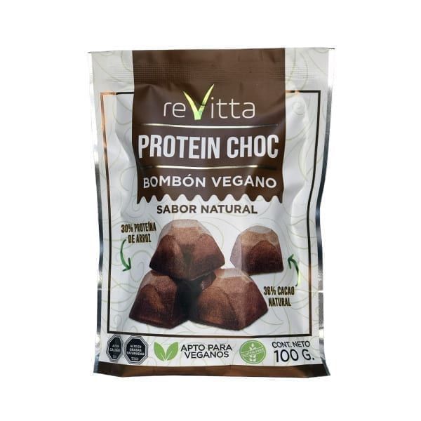 Chocolate bombón vegano sabor chocolate 100 grs.-0