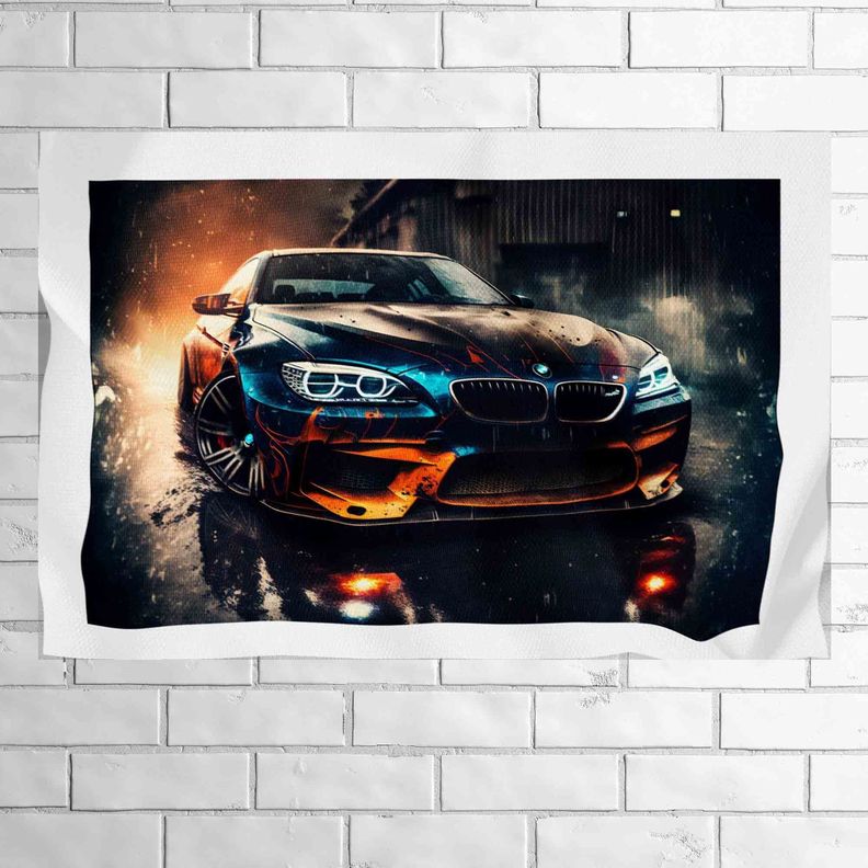 Tela Impermeable Estampada Carros D18 50cm x 70cm-0