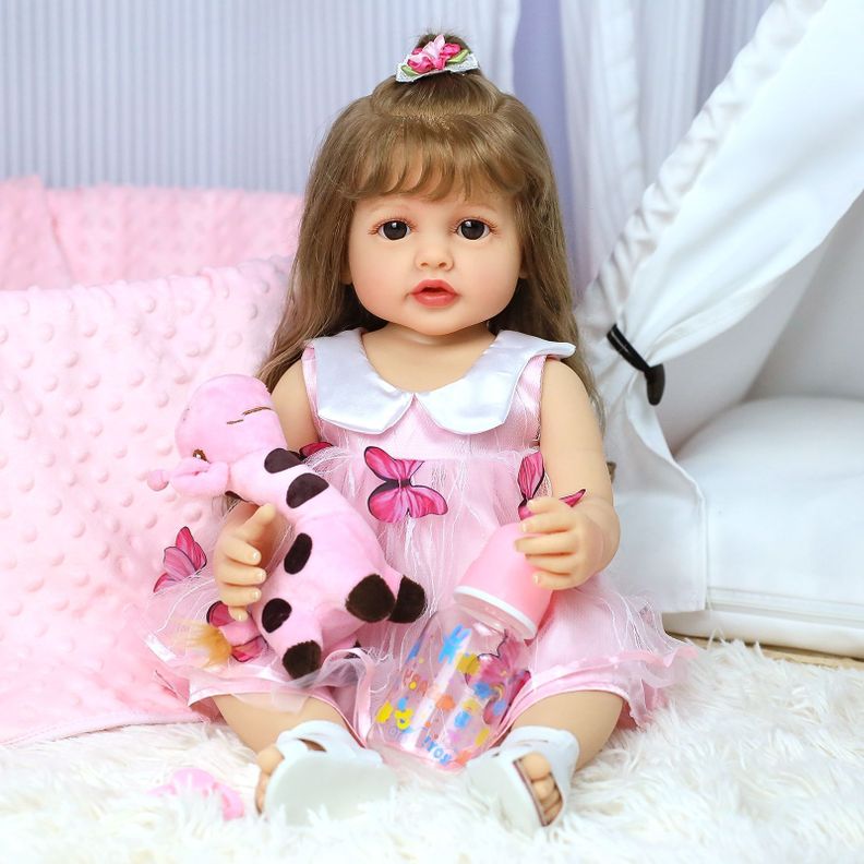 Muñeca Reborn Realista Bebés Silicona Guagua Real-1