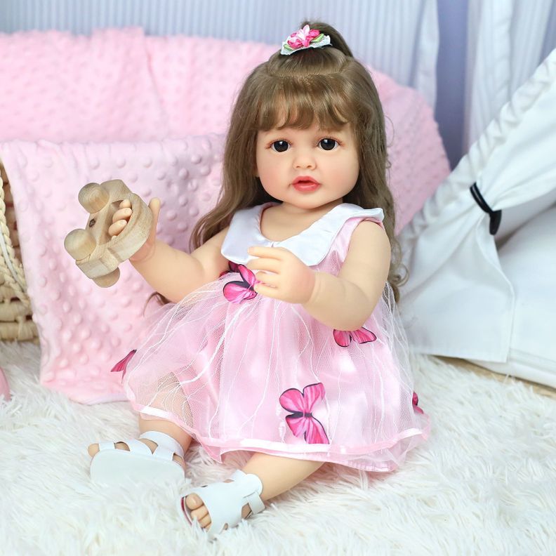 Muñeca Reborn Realista Bebés Silicona Guagua Real-3