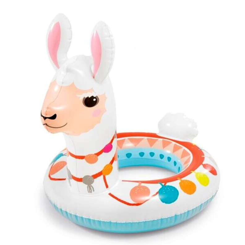 Flotador Inflable Llama 58 Cm Big Animal Ring-1
