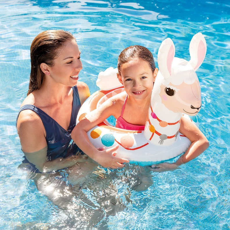 Flotador Inflable Llama 58 Cm Big Animal Ring-3