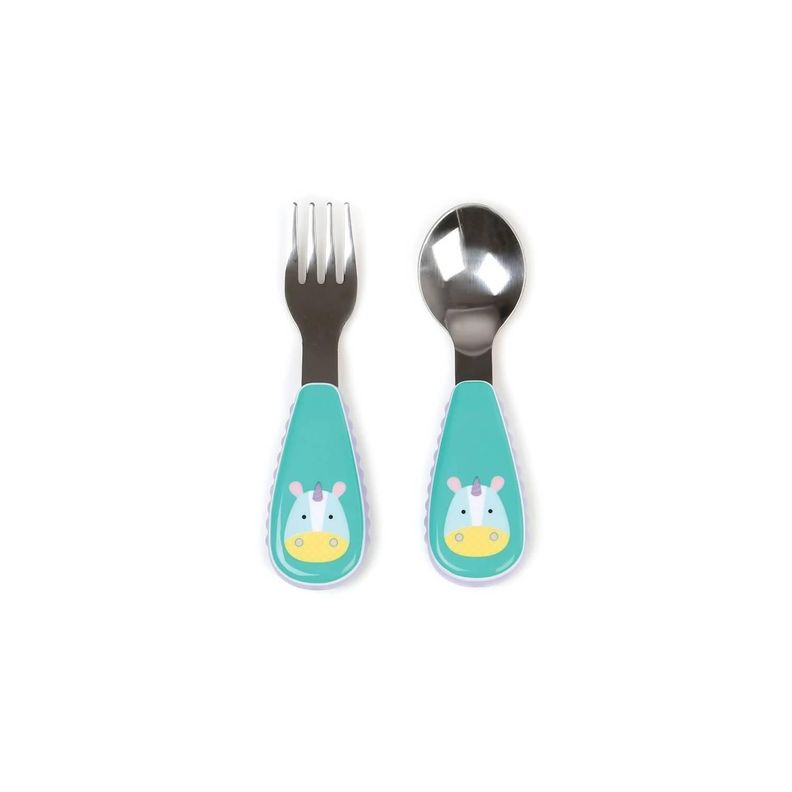 Set Cuchara Y Tenedor Unicornio-0
