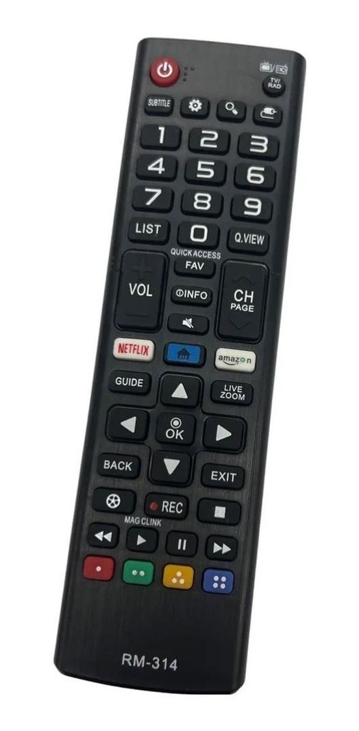 Control Remoto Generico Compatible LG Smart Tv + Pilas-0