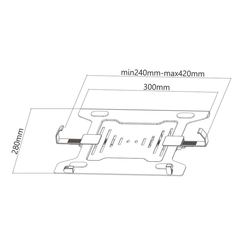 Soporte adaptador Notebook - Laptop - 4,5 kilos-4