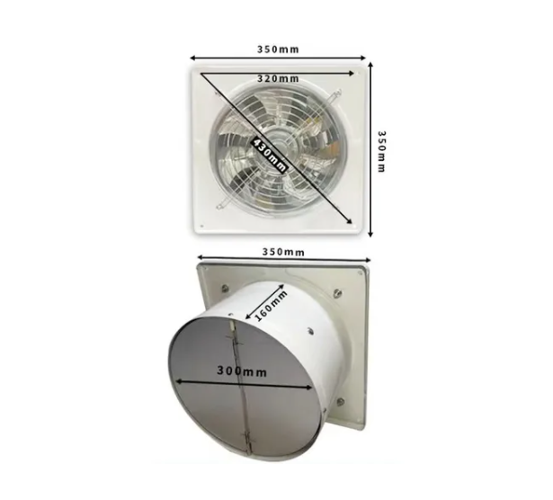 Extractor De Aire Industrial 12 Pulgadas 300mm 120w-2