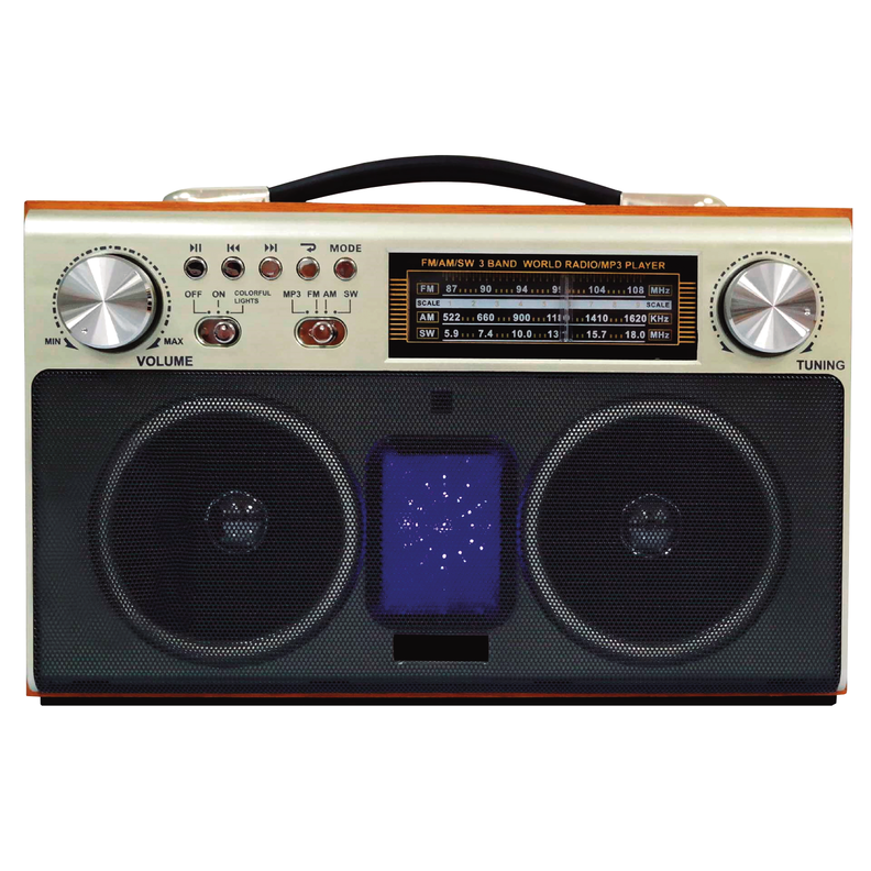 Radio Retro Bluetooth AUX 3.5mm Grabadora 10W RMS Audiopro-0