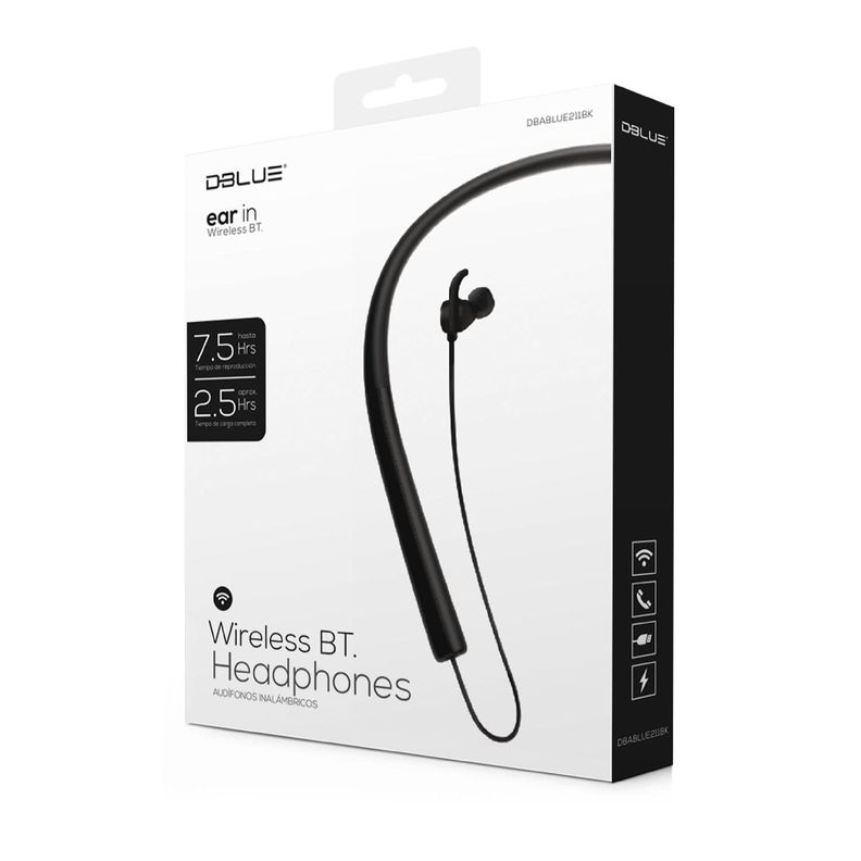 Audifonos Deportivos Bluetooth Manos Libres Azul-1