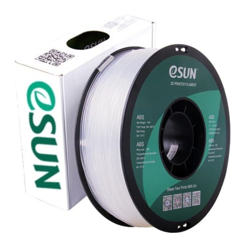 Filamentos Abs Esun 1kg 1.75mm Transparente-0