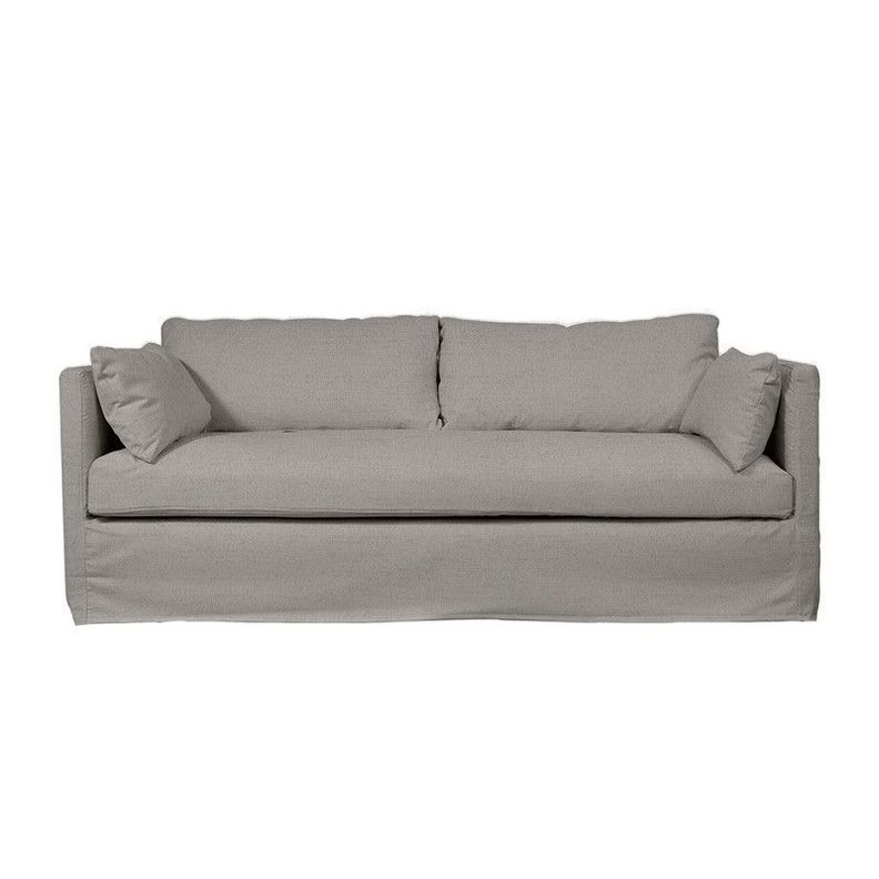 Sofa Quepe Chenille Gris Piedra 3C